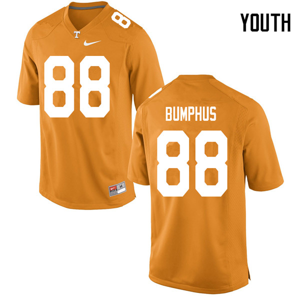 Youth #88 LaTrell Bumphus Tennessee Volunteers College Football Jerseys Sale-Orange